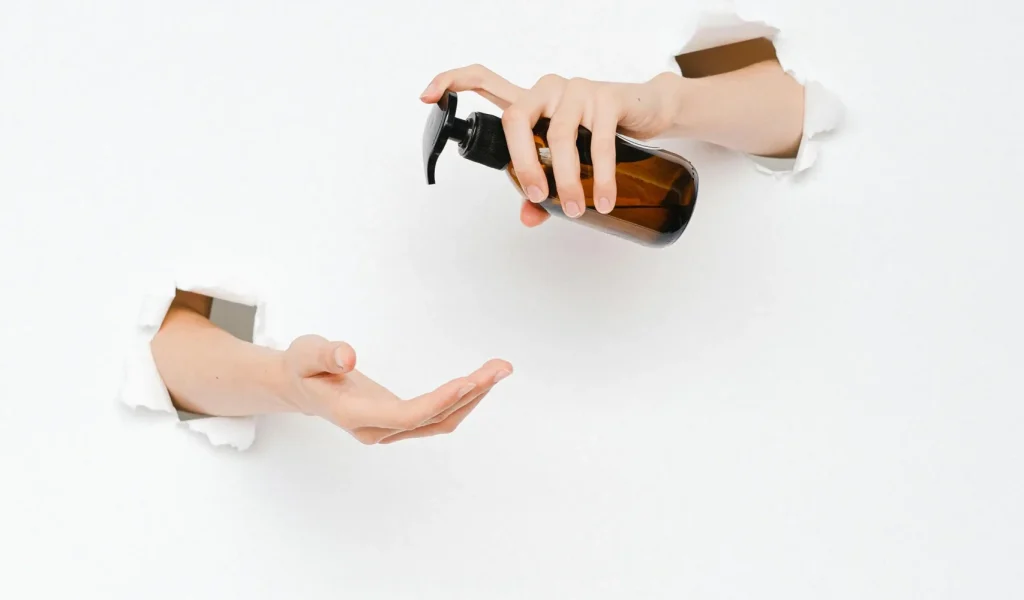 Cilt bakım ve temizleyici ürünler.